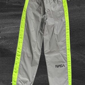 Forever 21 Gray and Neon Green Men's Pants